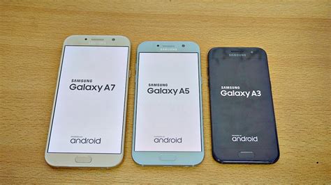 Samsung Galaxy A7 vs A3 vs A5 2017 